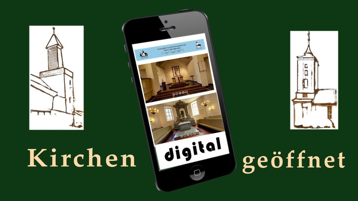 Kirchen weiterhin digital geöffnet