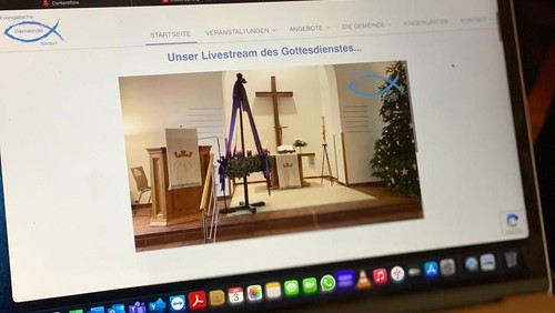 3.1.2021 Gottesdienst live gestreamt