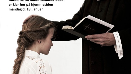 Konfirmationsdatoer for 2022 - klar 18/1