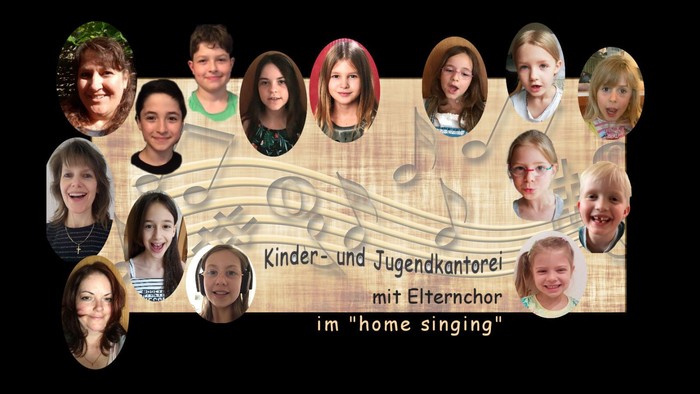 Kinder- und Jugendkantonchor singt im "home singing"