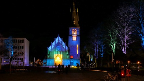 Illumination der Genezarethkirche