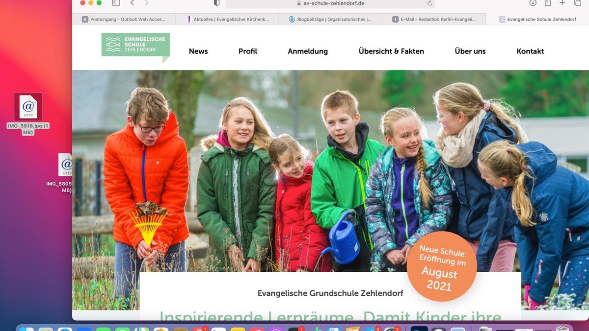 Baubeginn für die Ev. Schule Zehlendorf