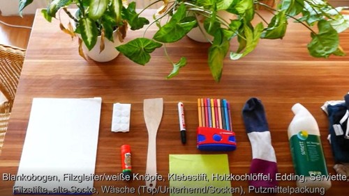Puppentheaterfiguren basteln
