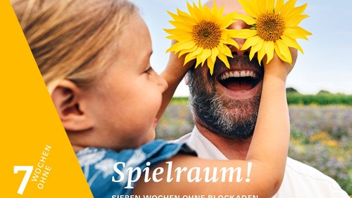 Spielraum! Sieben Wochen ohne Blockaden