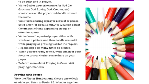 A Lenten Journey - week two