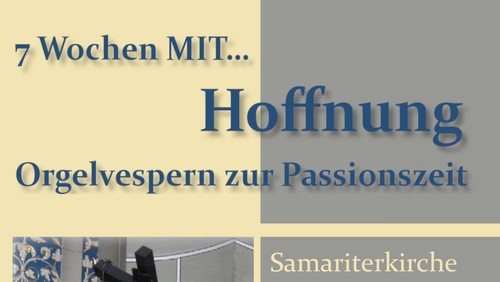 Orgelvespern zur Passionszeit