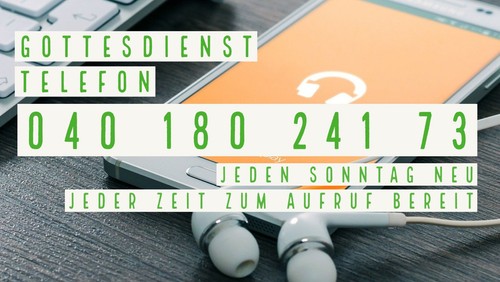 Audio-Gottesdienste statt Präsenzgottesdienste
