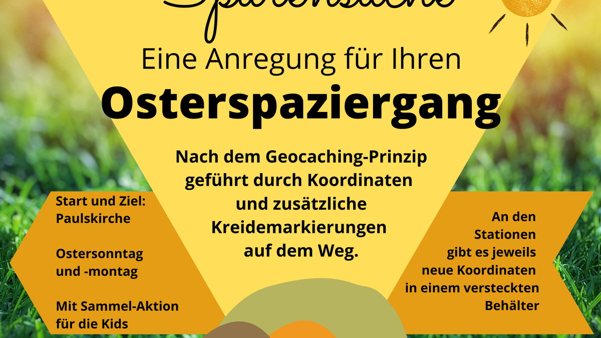 Spurensuche - Unsere Anregungen für ihren Osterspaziergang (mit Geocaching)