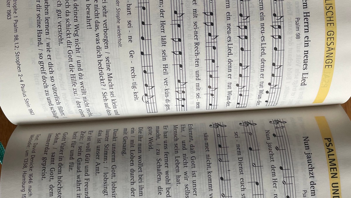 Predigt vom 2. Mai - "Zum Sonntag Kantate- singt"