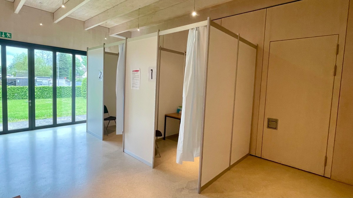 Corona-Testzentrum in der Immanuel-Kirche