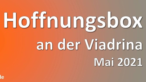 Hoffnungsbox an der Viadrina