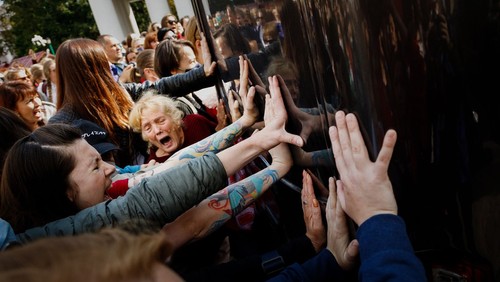 Oppositionsführerin aus Belarus in Berliner Gethsemanekirche