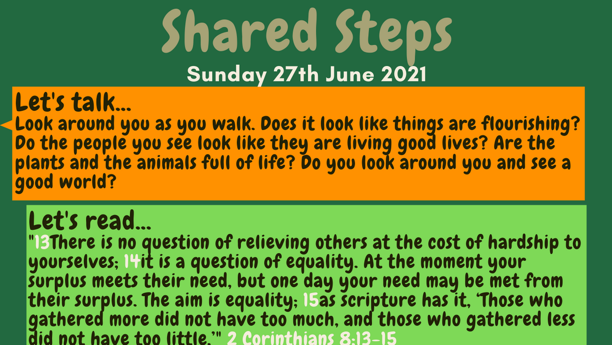 Shared Steps - inspiration for your conversations