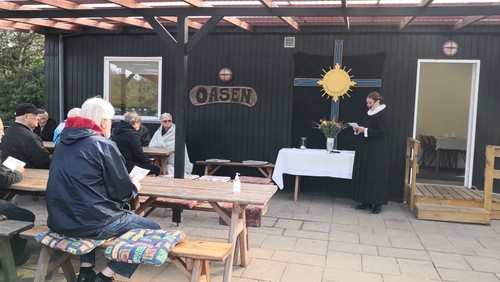 Høst- og friluftsgudstjeneste i Oasen