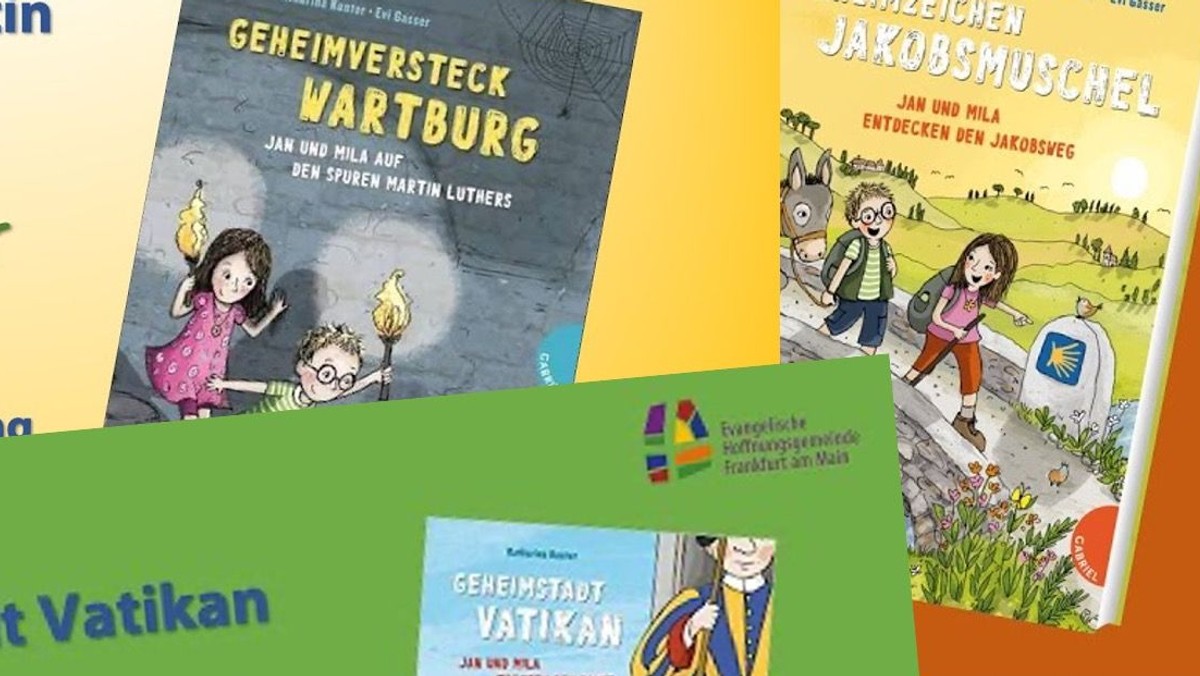 Bücher von Katharina Kunter - Geheimversteck Wartburg * Geheimstadt Vatikan * Geheimzeichen Jakobsmuschel