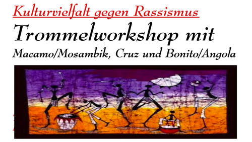 Trommelworkshop und Konzert