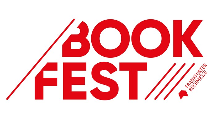 Das Bild zeigt das Logo des Book Fest mit dem Slogan