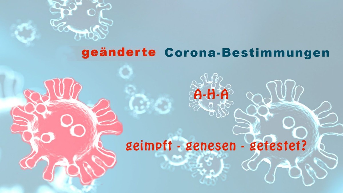 Corona-Bestimmungen geändert!