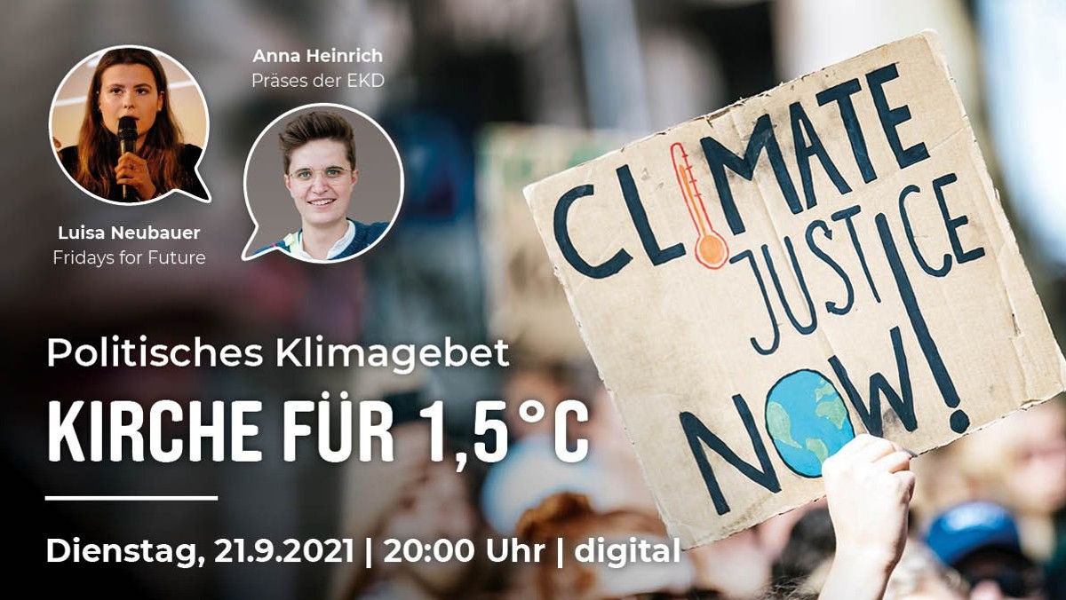 "Kirche 1,5 °C" - Digitales Klimagebet