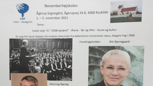 Tilmelding til November højskolen skal ske snarest