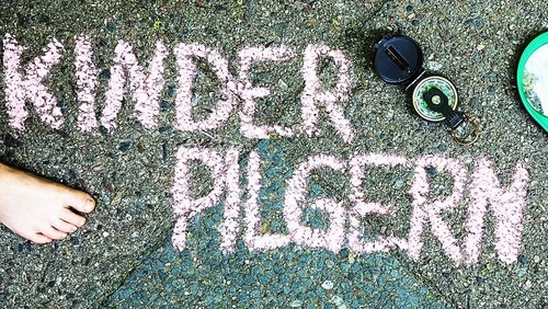 Kinder pilgern