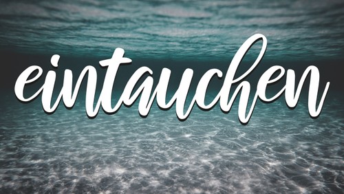 Nach der Sommerpause geht das Format „Eintauchen“ wieder los.