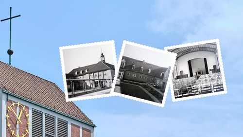 Gemeindehaus, Pfarrhäuser und Kindergarten