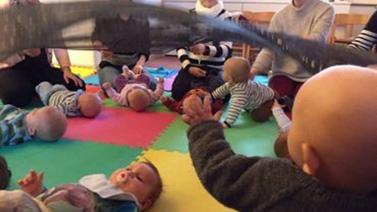 Tilmelding til babysalmesang i uge 43 i Timring kirke