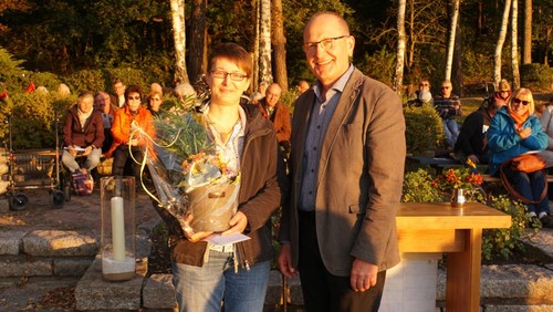 Gratulation an Ines Kunkel zur bestandenen Chorleiterprüfung