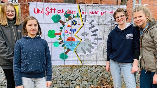 Schützenwerte Schöpfung: Konfis und FFF setzen ein Zeichen