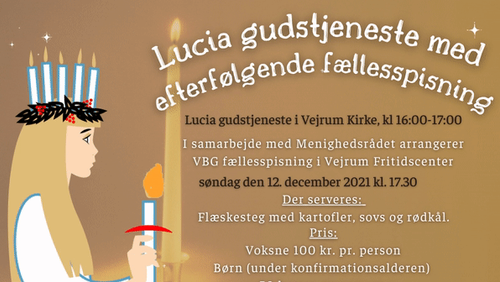 Luciagudstjeneste med fællesspisning