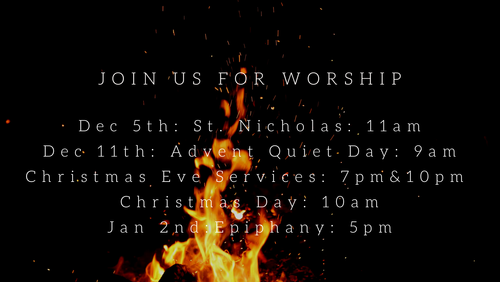 Worship with us this Holiday Season!