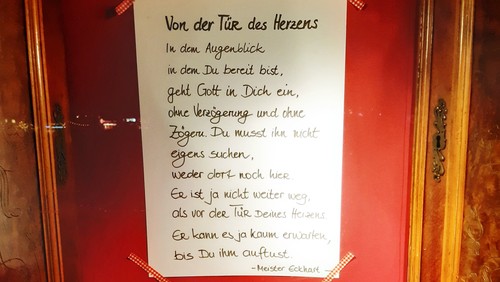 Schaukasten zum 2. Advent
