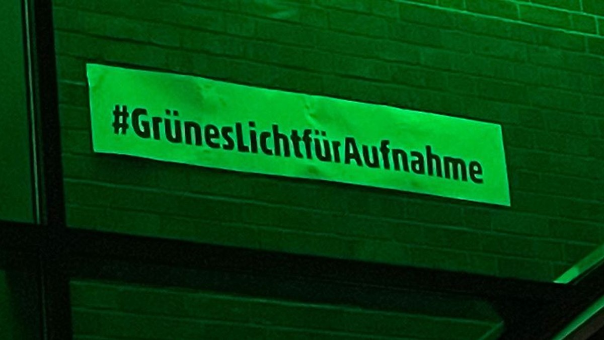 #GrünesLichtfürAufnahme