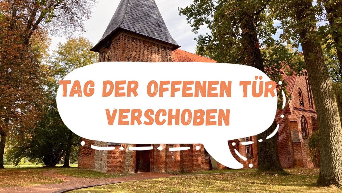 Tag der offenen Tür verschoben