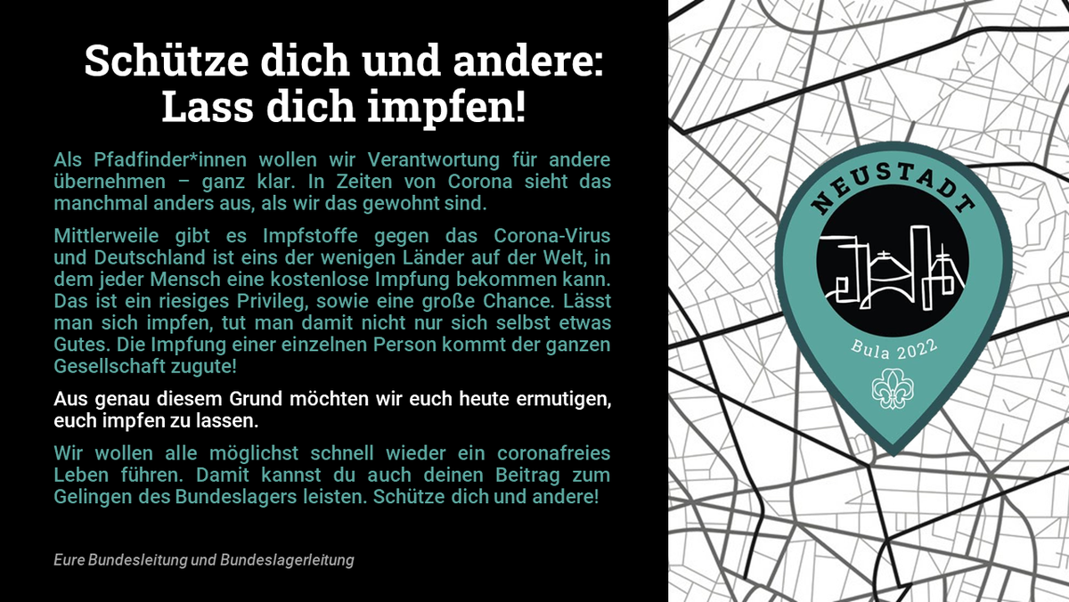 Das Bundeslager und Corona