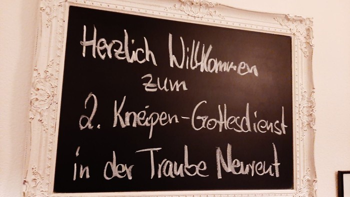 Herzlich Willkommen zum 2. Kreispokal-Gottesdienst in der Traube Neurath
