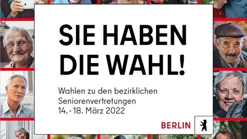 Vom 14. bis 18. März 2022: Wahl der Seniorenvertretung in Charlottenburg-Wilmersdorf