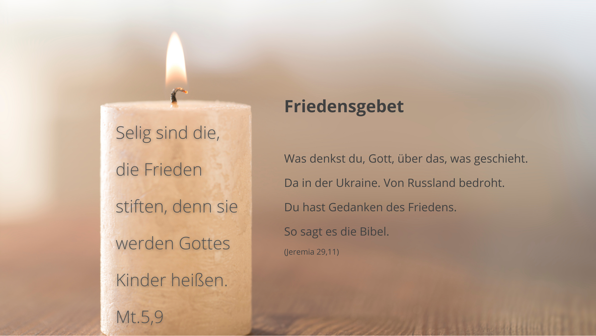 Friedensgebet