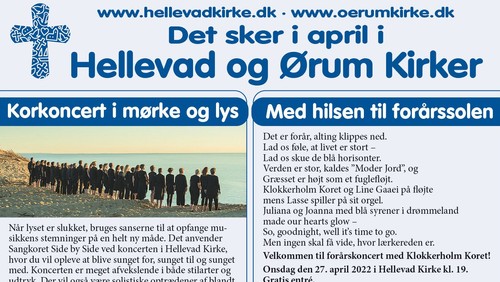 Hvad sker der i april måned?