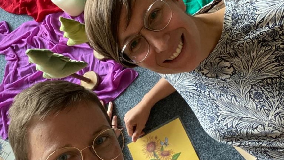 regionaler Familien Gottesdienst in APG Verabschiedung Anna & Hanna