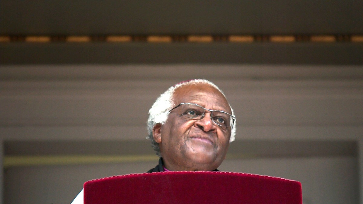 Gudstjeneste, hvor vi mindes Desmond Tutu.