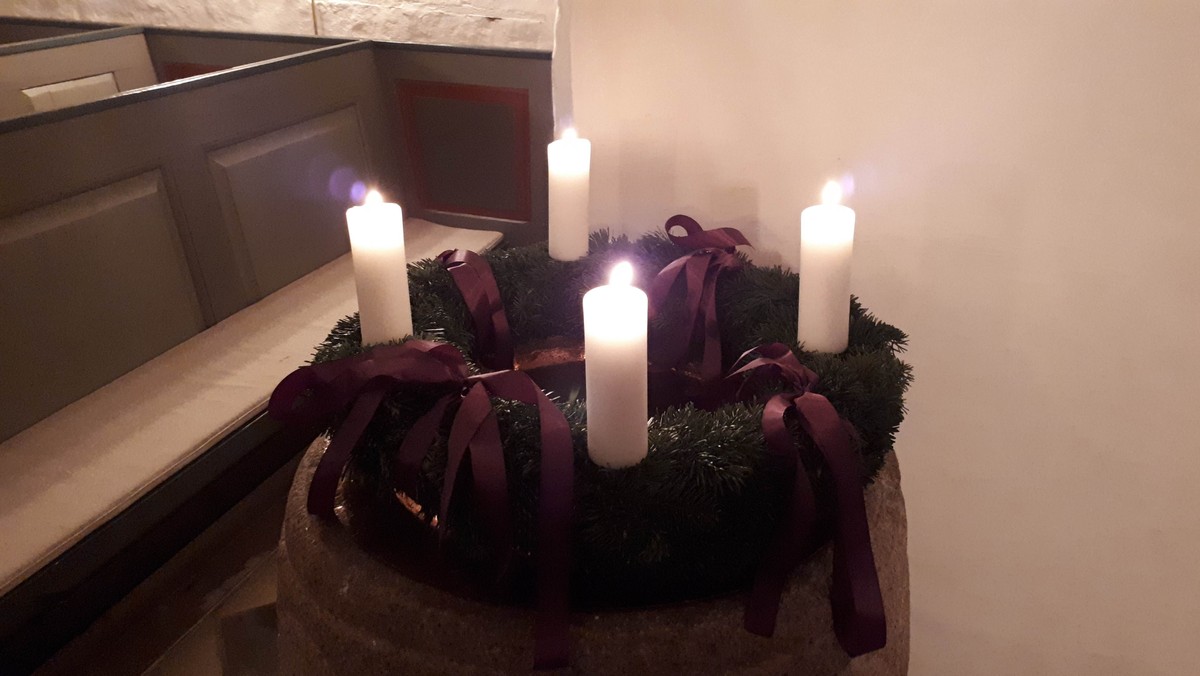 Lillejuleaften i Grandløse Kirke v. Detlef von Holst