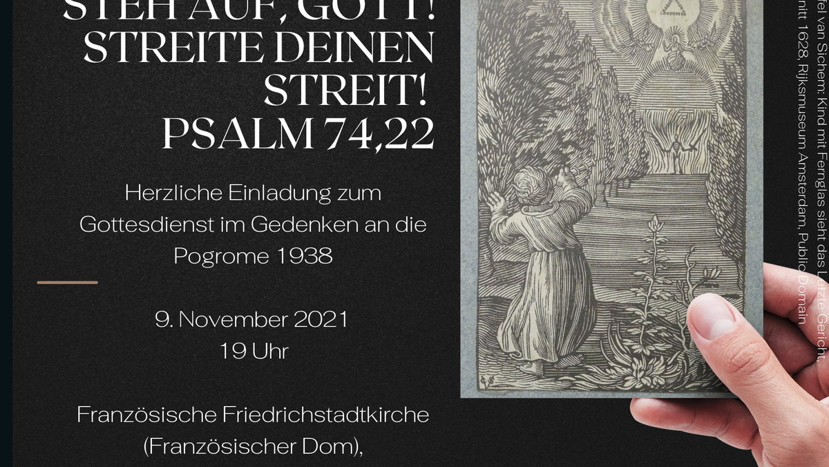 Gottesdienst im Gedenken an die Pogrome 1938