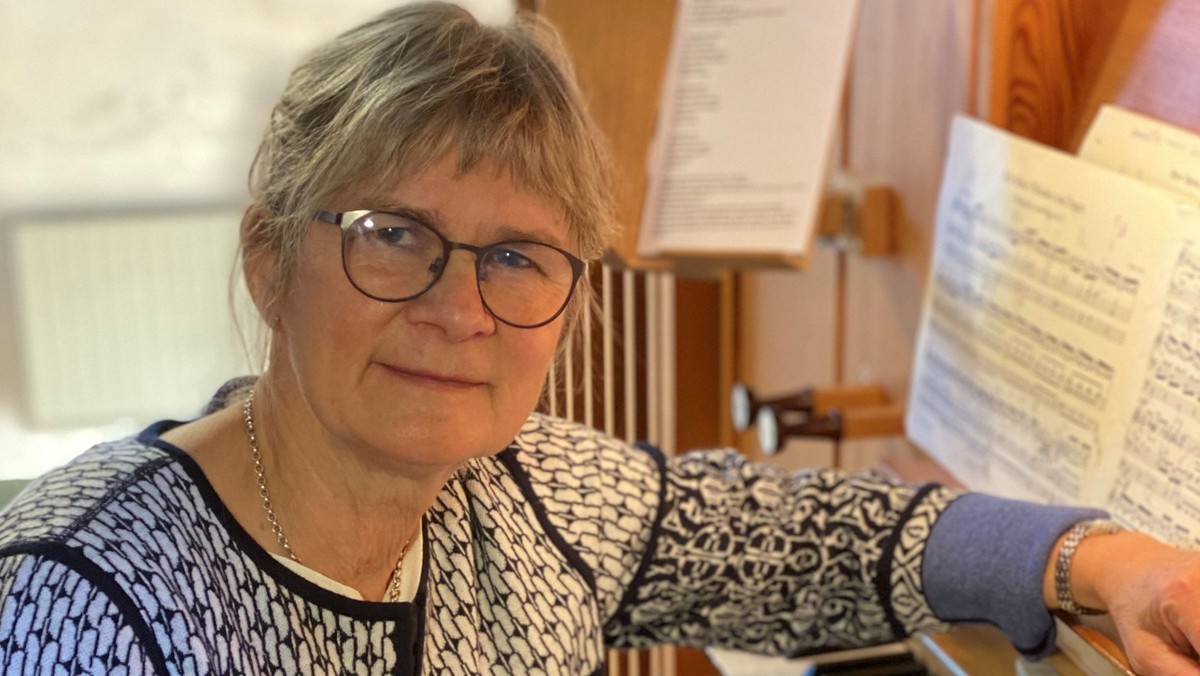 Afsked med Hanne Albinus efter gudstjenesten