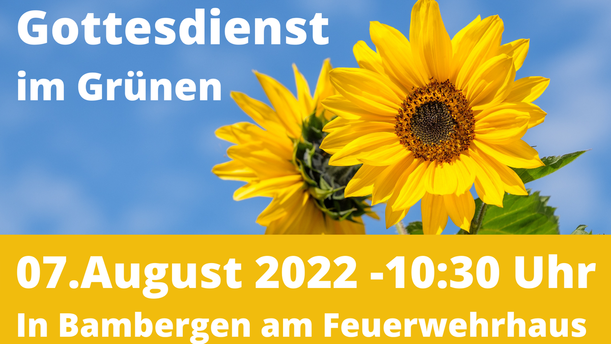 Gottesdienst im Grünen (Bambergen) -mit Bläsern MOP