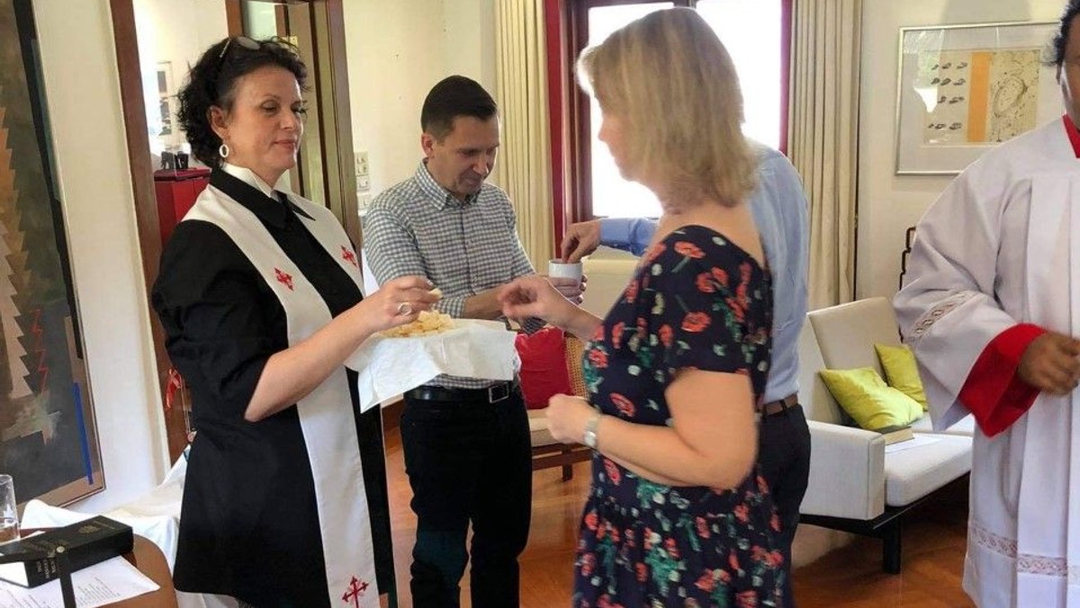 Gudstjeneste i Ambassadørens residens