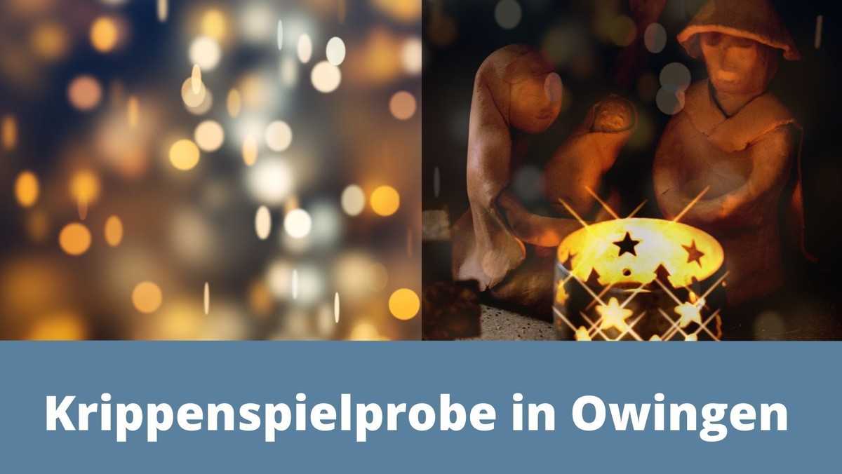 Krippenspielprobe