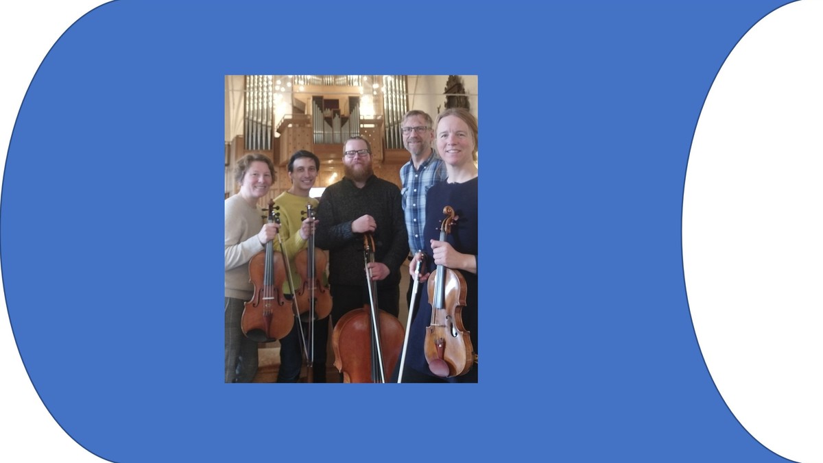 Koncert med strygekvartet og orgel