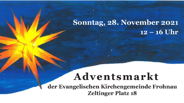 Adventsmarkt am 28. November 2021, 12-16 Uhr, Zeltinger Platz 18